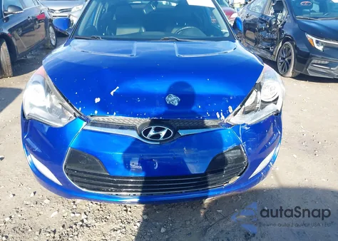 2012 Hyundai Veloster Base W/Black z USA, uszkodzony, nr VIN KMHTC6AD9CU084532